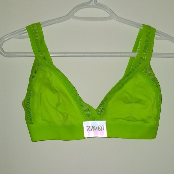 Zumba Fitness Vibrant Green Sports Bra